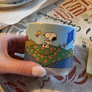 Snoopy and Woodstock Ceramic Mug vintage